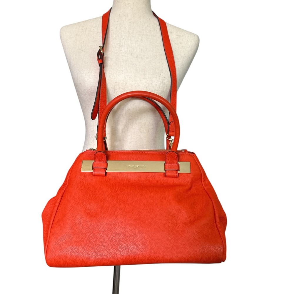 Vince Camuto Bold Orange Satchel